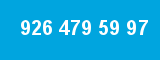 926 479 59 97 926 479 59 97